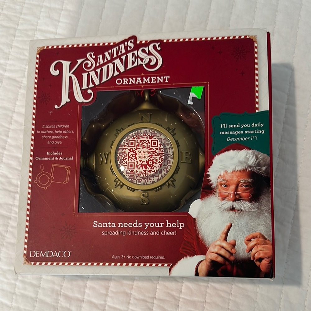 Santa’s Kindness ornament